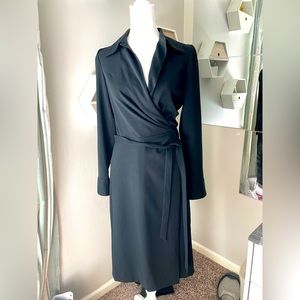 Black Banana Republic Wrap Dress